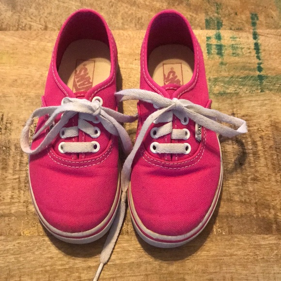 girls vans size 12